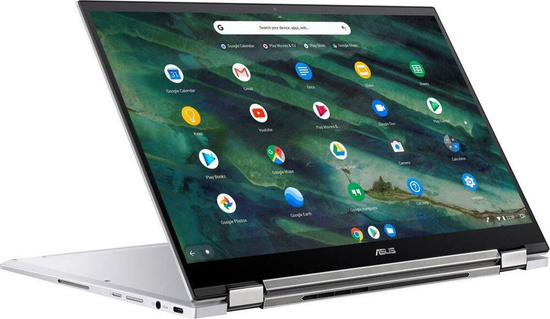 Touchscreen Asus Chromebook Flip C436F Silver i5-10210U 16GB 256GB 1920x1080 New Chrome OS