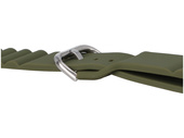 Cinturino per smartwatch GlacierX Silicone Grooved Dark Olive Green per Apple Watch 42/44/45/49mm Verde