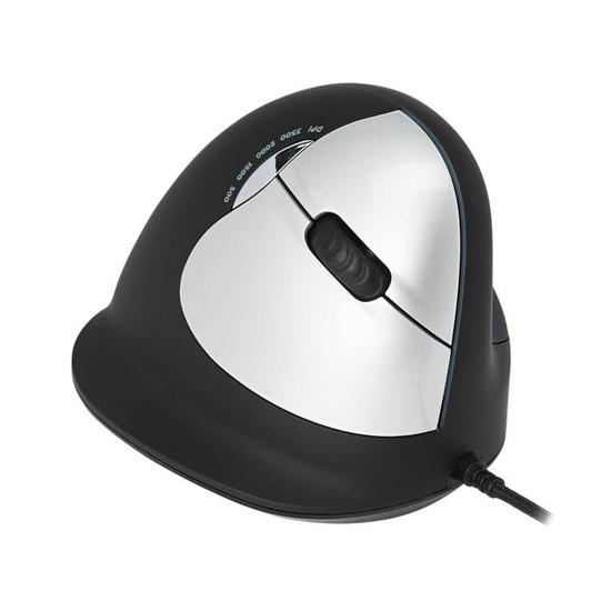 New R-GO HE Break ergonomic vertical USB Optical Black RGOBRHESMR Mouse