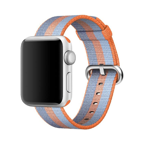 Originale Apple Orologio con cinturino in nylon intrecciato arancione 38 mm in confezione sigillata