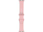 Neues Armband für die Smartwatch GlacierX Silicone Wild Bloom Dusky Rose für die Apple Watch 38/40/41mm Schwarz-Rosa