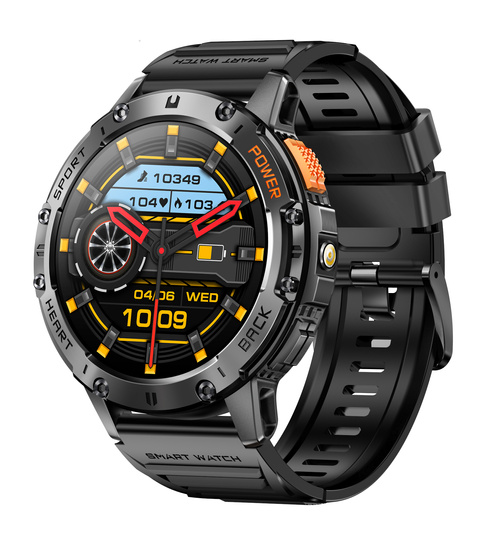 Nuevo Smartwatch GlacierX Lunar Black + Pulsera de acero GX-LC65 BS