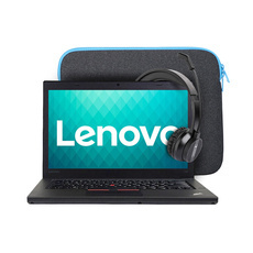 Lenovo ThinkPad T460 i5-6200U 16GB 120GB SSD 1920x1080 Class A- Windows 10 Professional +Headphones and Bag