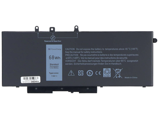 New Encore Energy battery for Dell Latitude 5280 5290 5480 5490 5491 5495 5580 5590 5591 Precision 3520 3530 7.6V 68Wh 8950mAh GJKNX