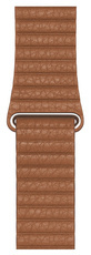 Originale Apple Cinturino orologio Loop in pelle Saddle Brown 44 mm / M