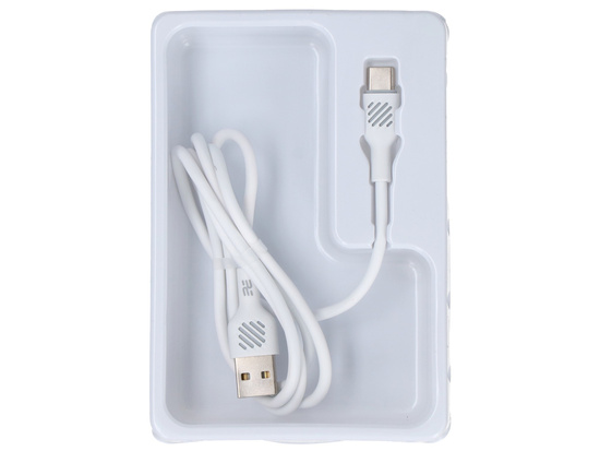 Neues Encore Energy USB-A auf USB-C Kabel QC PD 3A 60W zum Laden und Datenübertragung 100 cm weiß EE157-C