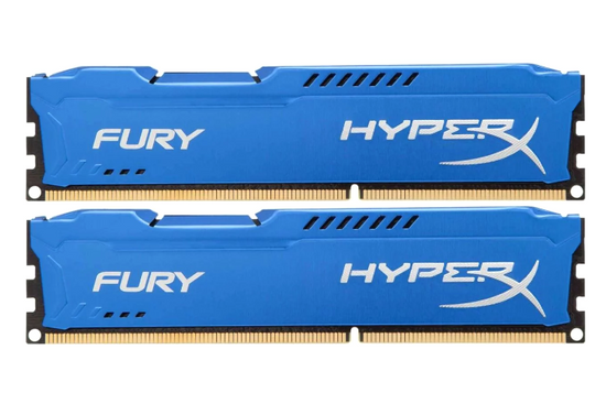Mémoire RAM Kingston HyperX Fury 8 Go DDR3 1600 MHz DIMM CL10 HX316C10FK2/8