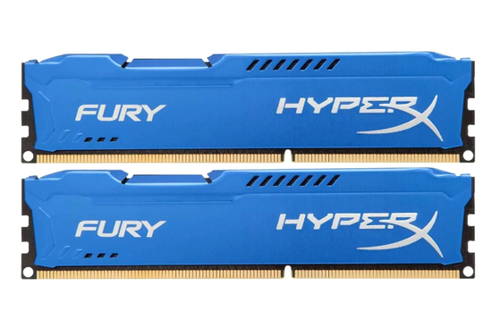 Arbeitsspeicher RAM Kingston HyperX Fury 8GB DDR3 1600MHz DIMM CL10 HX316C10FK2/8