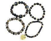 Black Charms Bracelets