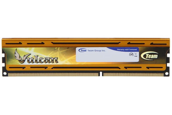 Memoria RAM TeamGroup Vulcan 4GB DDR3 1600MHz TLYD34G1600HC9BK