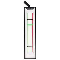 Nuovo cinturino per smartwatch GlacierX Grip Strap Nylon Ice White Bianco glaciale + rosso e verde 22mm