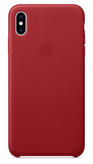 Original Maletín Piel Apple iPhone XS Max Rojo