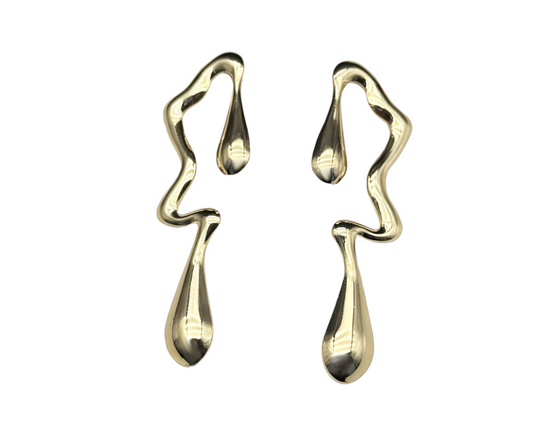 Gold Drop Earrings