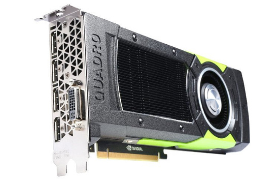 Carte Graphique nVidia QUADRO M6000 24 Go GDDR5 Profil Élevé