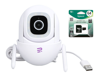 Nová inteligentní kamera WiFi PTZ 4Mpx FHD Full Color Night Vision IP65 Spectra 200 Encore View + 64GB paměťová karta microSDXC Apacer Secure Digital Card