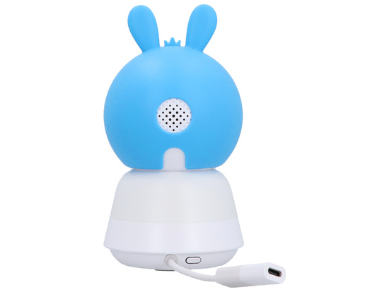 New smart WiFi baby monitor camera rotating FHD lullaby alarm + Encore View Baby Guard Blue