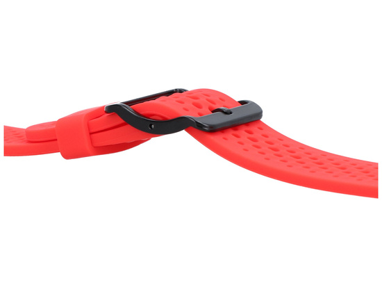 Nový pásek na smartwatch GlacierX Silicone Air Dot Ice Red Červený 22mm
