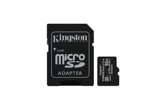 Nuova scheda Kingston Canvas Select Plus microSDHC 32 GB Classe 10