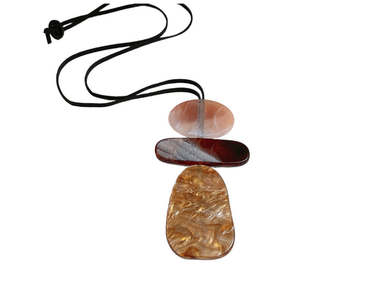 Collana Bohemia Marrone