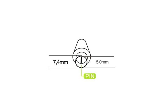 Original Adaptateur secteur Dell 45W 19,5V 2,31A 7,4x5,0mm LA45NS0-00