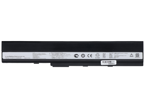 Нова батарея для Asus K52 K52J K52F A52 A52F X52J X52 K52JC K52N 56Wh 10.8V 5200mAh A32-K52