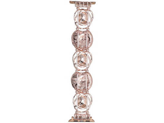 Nouveau bracelet pour smartwatch GlacierX Gleam Bud Stretch Bracelet Pastel Reef pour Apple Watch 38/40/41mm Or-Couleur.