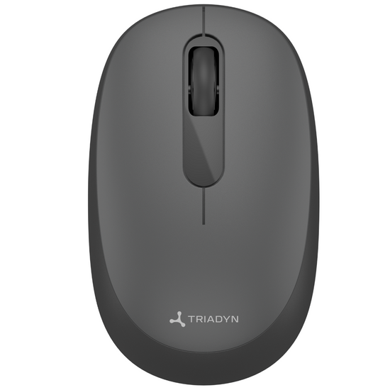 Neue Drahtlose Büromaus Triadyn SAO 2.4GHz Bluetooth 1600DPI Grau