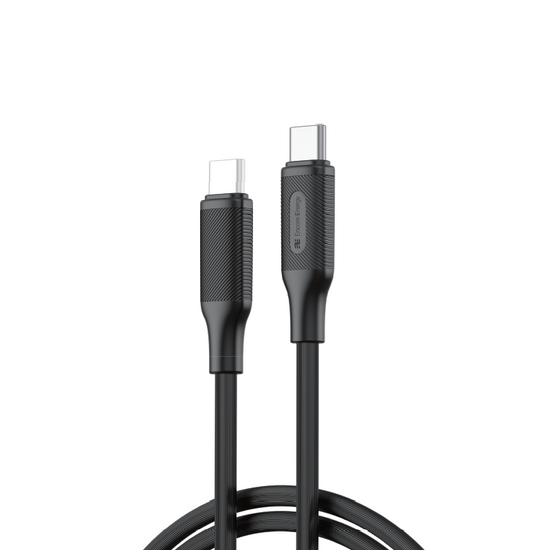 New Encore Energy 2x USB-C cable PD USB for charging and data transfer 200cm 60W MD-60CC2B