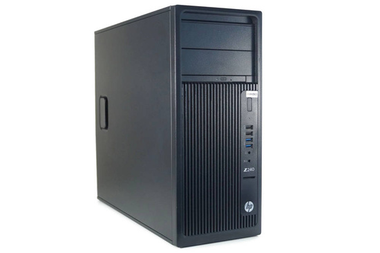 HP WorkStation Z240 Tower E3-1225v5 3,3GHz 16GB 480GB SSD Windows 10 Professional