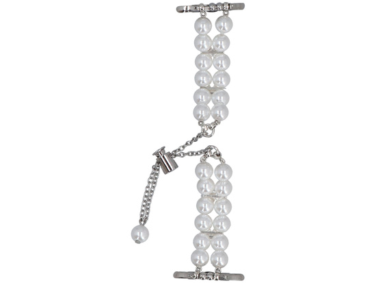 Нова браслет для смарт-годинника GlacierX Slider Clasp Pearl Glow Bracelet White для Apple Watch 38/40/41mm Білий