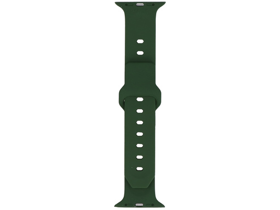 Correa para smartwatch GlacierX Silicone Wave Dark Grass Green para Apple Watch 42/44/45/49mm Verde