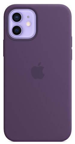 Funda de silicona original Apple iPhone 12 Pro Amatista