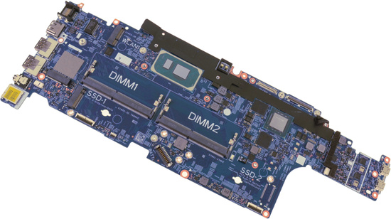 Scheda madre DELL Precision 3560 W70C8 CN-0W70C8 i5-1135G7 Nvidia Quadro T500