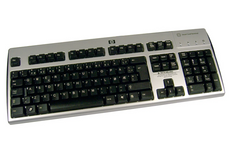 Nuevo Teclado Con Cable HP BV813AA USB + CAJA DE ETIQUETAS