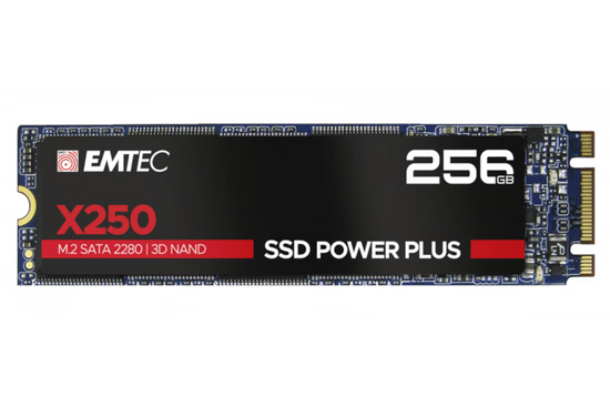 Nouveau disque SSD EMTEC X250 Power Plus 1 To SSD M.2 2280 SATA III (ECSSD1TX250)