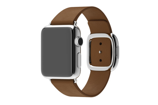  Originál Řemínek Apple Watch 38mm Brown Modern Buckle velikost S v uzavřeném obalu