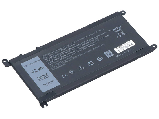 Новий акумулятор Encore Energy для Dell Inspiron 13 5368 5378 5379 42Wh 11.4V 3680mAh WDXOR