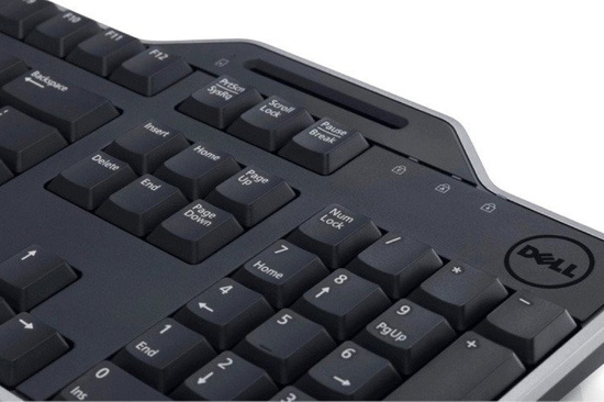 NOVÁ Klávesnice Dell SmartCard KB813 USB Černá + Nálepky OEM