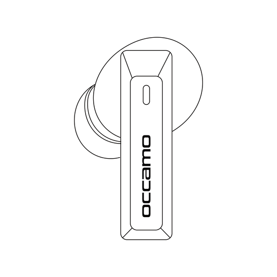 Nowe Słuchawki Bluetooth z Tłumaczeniem AI Occamo DROPS PRO ANC Etui Ładujące BT 6.0 Tryb Gaming Czarne