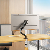 New Triadyn SoloLift Desk Mount for Monitor or Laptop Ergonomic Adjustable Rotating TRD-BLK-1L