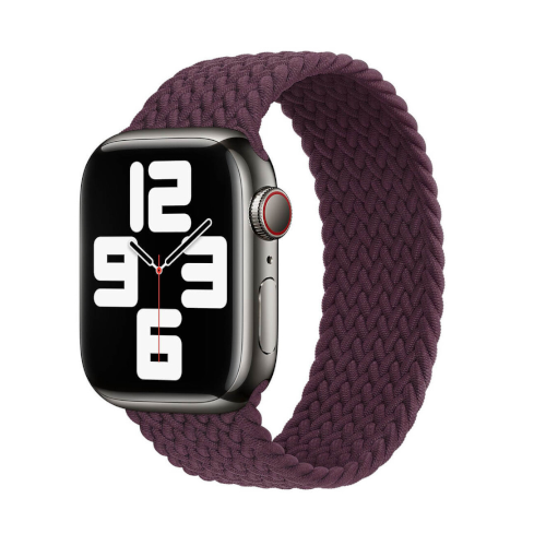 Original Apple Braided Solo Loop Strap Dark Cherry 41mm Size 1