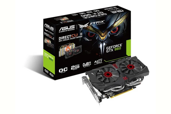 Tarjeta Gráfica ASUS GeForce GTX 960 2GB GDDR5 Perfil Alto