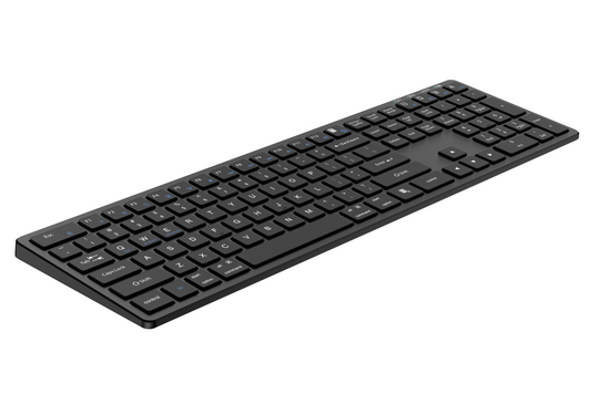 Nuevo Teclado Inalámbrico Triadyn PROTEUS Bluetooth 2.4GHz 4-Dispositivos de Oficina Slim Batería Negra
