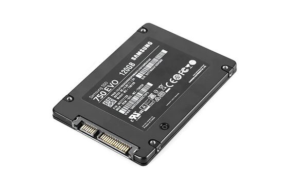 Disque Samsung 750 EVO 120 Go SSD SATA 2,5'' 540/520 Mo/s