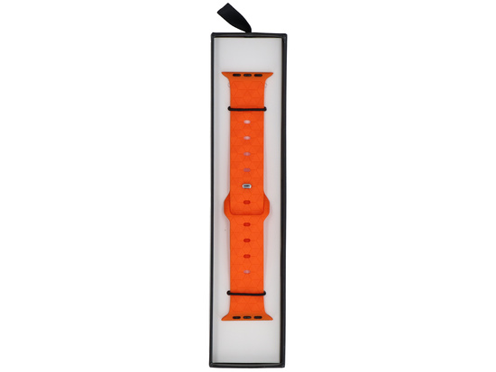 GlacierX Silicone Rhombille Strap Vibrant Orange for Apple Watch 42/44/45/49mm Orange