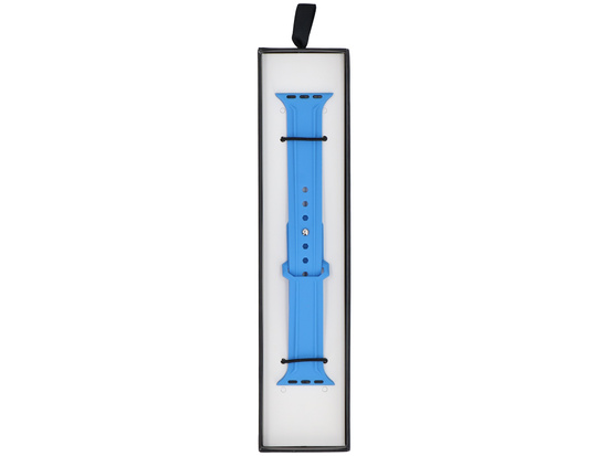 Nový pásek na smartwatch GlacierX Silicone Synthwave Cornflower Blue pro Apple Watch 38/40/41mm Modrý