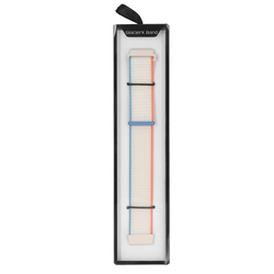 New strap for the smartwatch GlacierX Grip Strap Nylon Tropical Cream Creamy + blue and orange 22mm