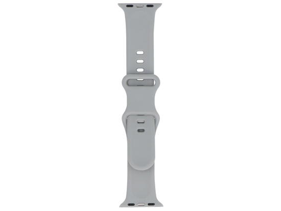 New strap for GlacierX Silicone Textured Stone Gray smartwatch for Apple Watch 38/40/41mm Gray