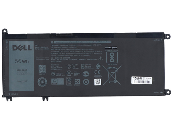 Оригінал Новий акумулятор Dell Chromebook 13 3380 56Wh 7.6V 7000mAh V1P4C