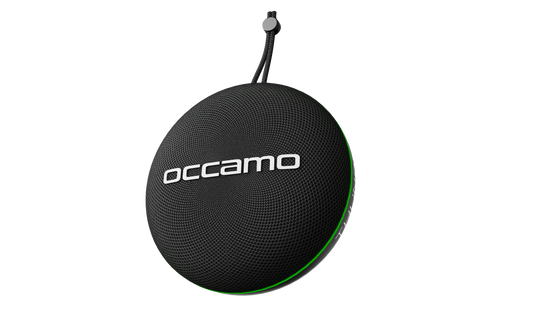 Nouveau haut-parleur Bluetooth portable Occamo Thunder 10W étanche IPX7 noir-vert